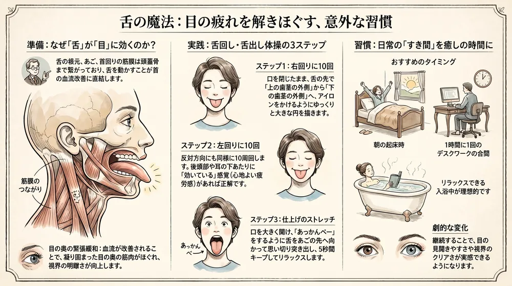 舌の運動で健康維持