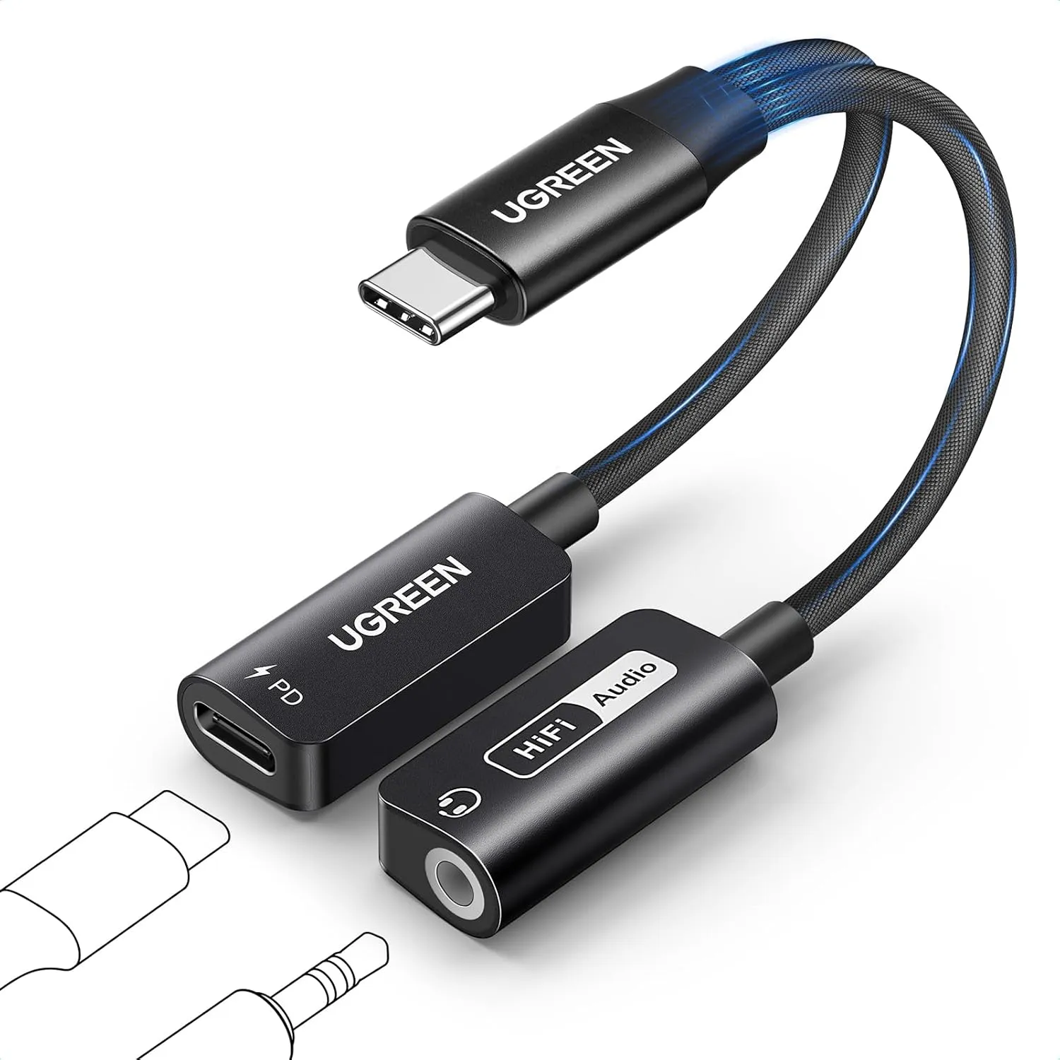 UGREEN USB-C to 3.5mm 変換ケーブル